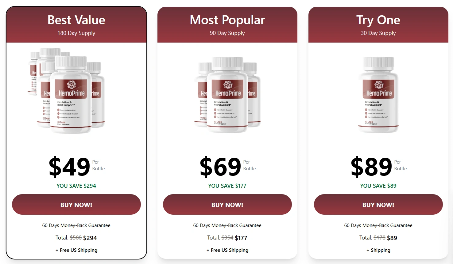 HemoPrime Price